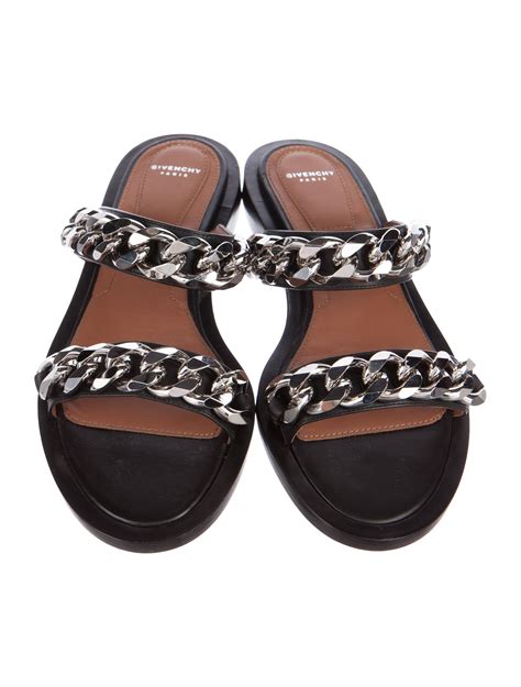 givenchy chain leather sandals|givenchy outlet sale.